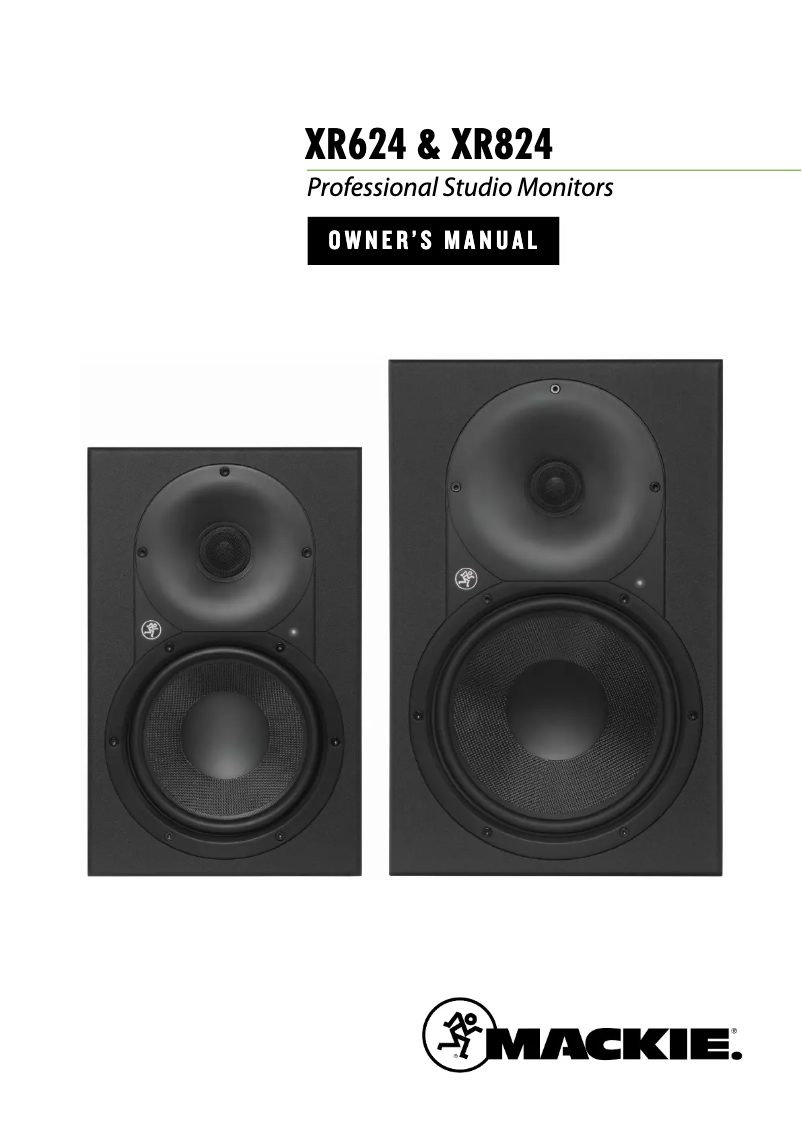 Page 1 de la notice Manuel utilisateur Mackie XR624