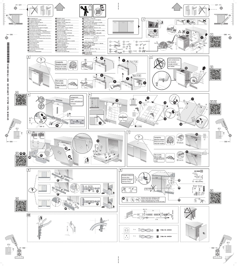 Page n°1 - Guide d'installation Neff S523G60X0E