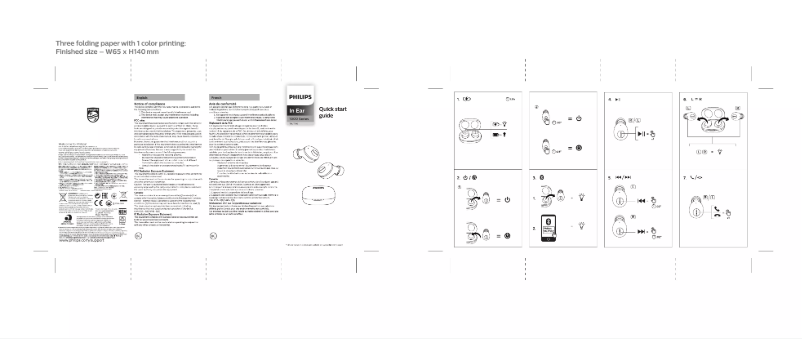 Page n°1 - Guide de démarrage rapide Philips UT102