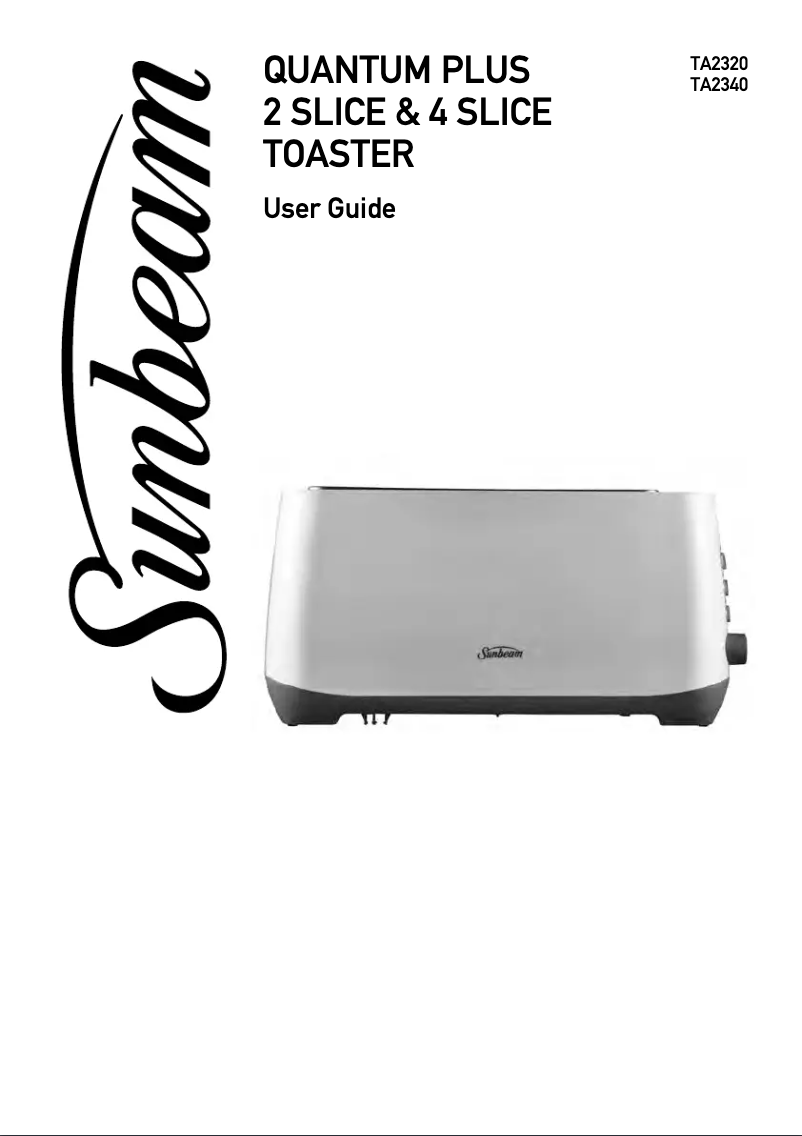 Page 1 de la notice Manuel utilisateur Sunbeam CitrusPress JEM1000SS