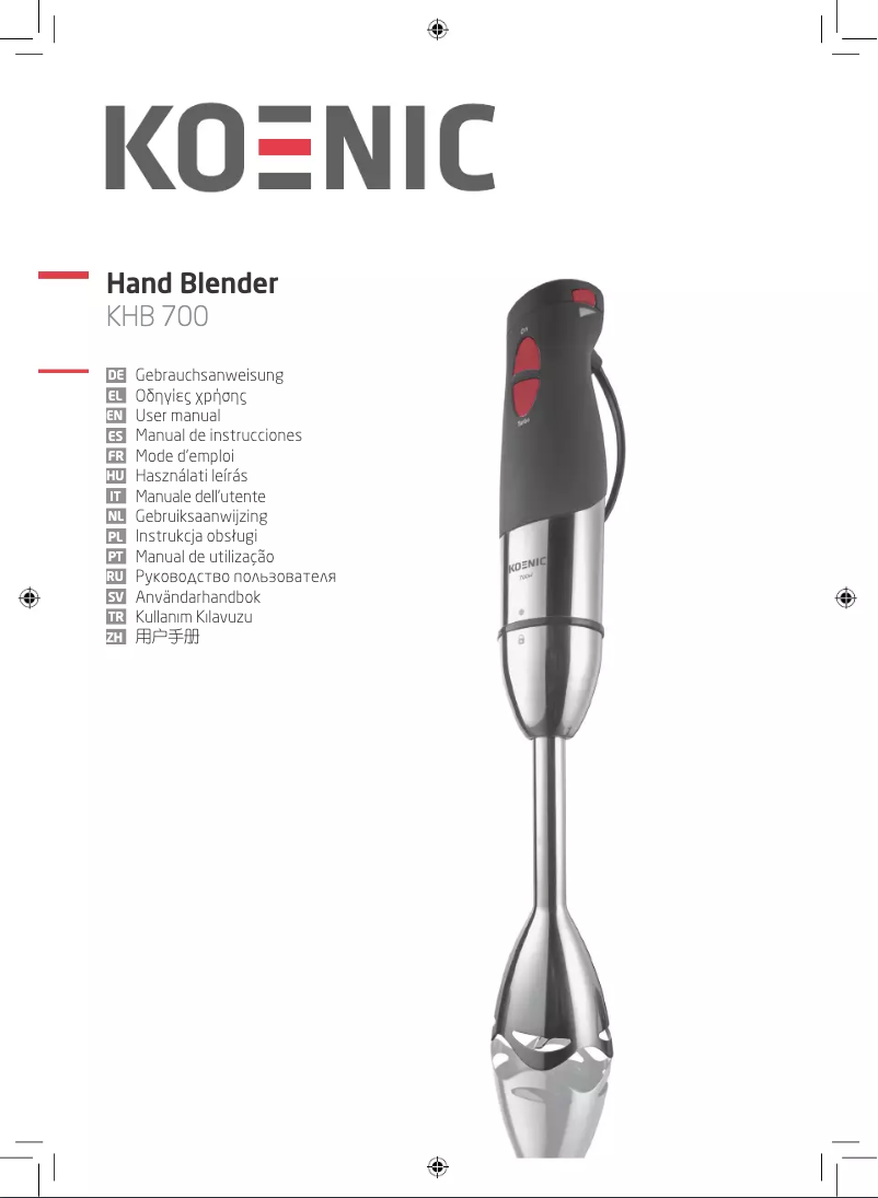 Página 1 del manual Manual de usuario Koenic KHB700