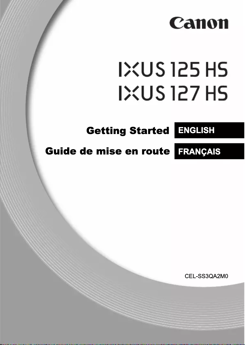 Page 1 de la notice Manuel utilisateur Canon Ixus 125 HS