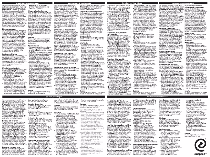 Página 1 del manual Manual de usuario Earproof Dance 20 dB