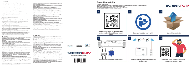 Page n°1 - Manuel utilisateur InFocus ScreenPlay SP226ST
