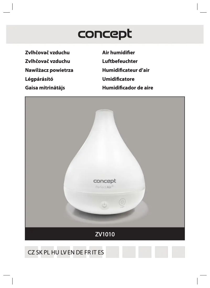 Page n°1 - Manuel utilisateur Concept Perfect Air ZV1010
