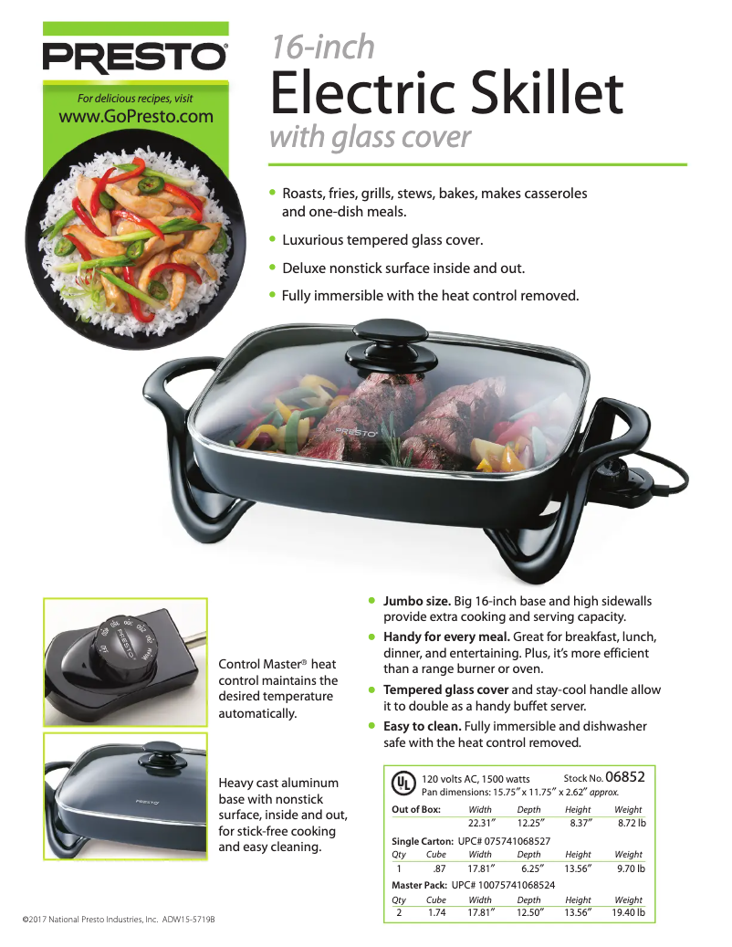 Image de la première page du manuel de l'appareil 06852