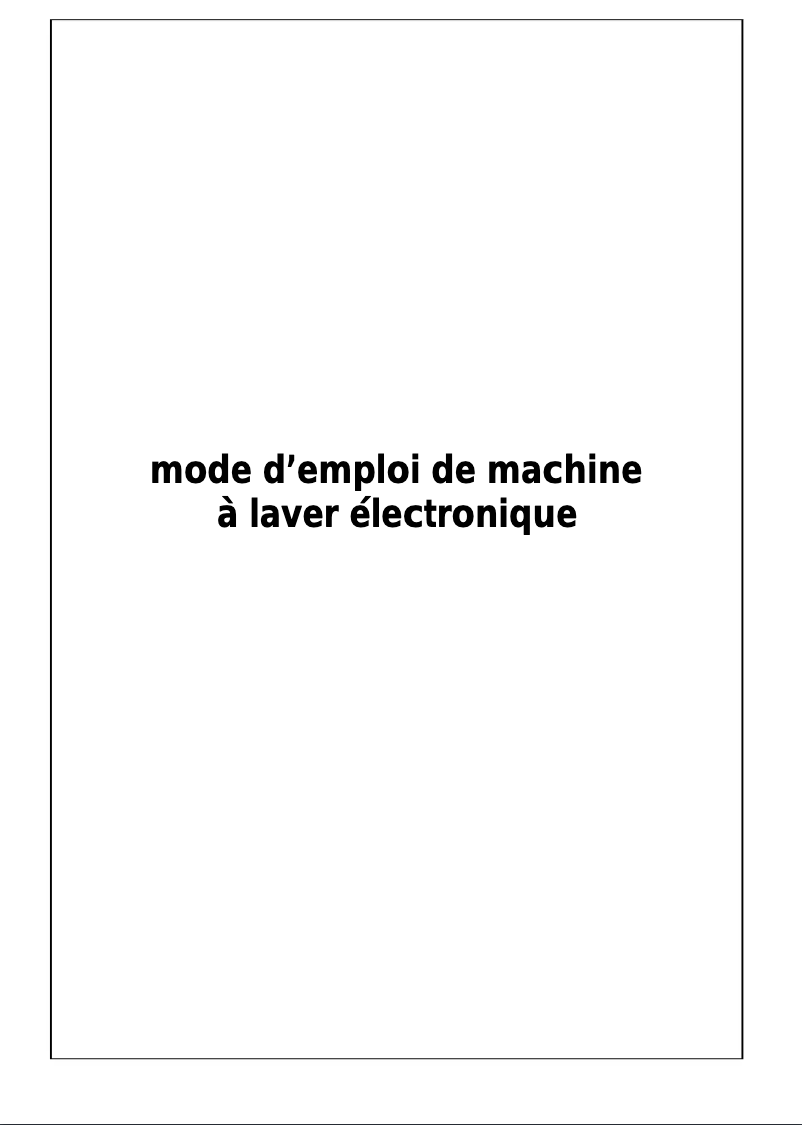 Page n°1 - Manuel utilisateur AVEA A605