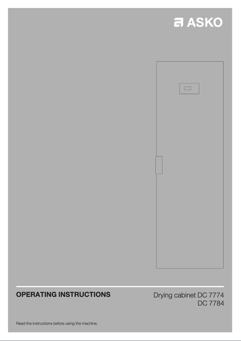 Image de la première page du manuel de l'appareil DC7774