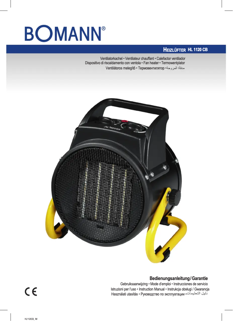 Page 1 de la notice Manuel utilisateur Bomann HL 1120 CB