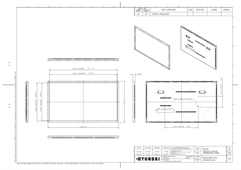 Page 1 of the manual User Manual Hyundai D55EMA