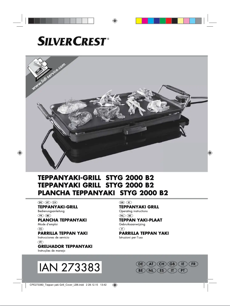 Image de la première page du manuel de l'appareil STYG 2000 B2