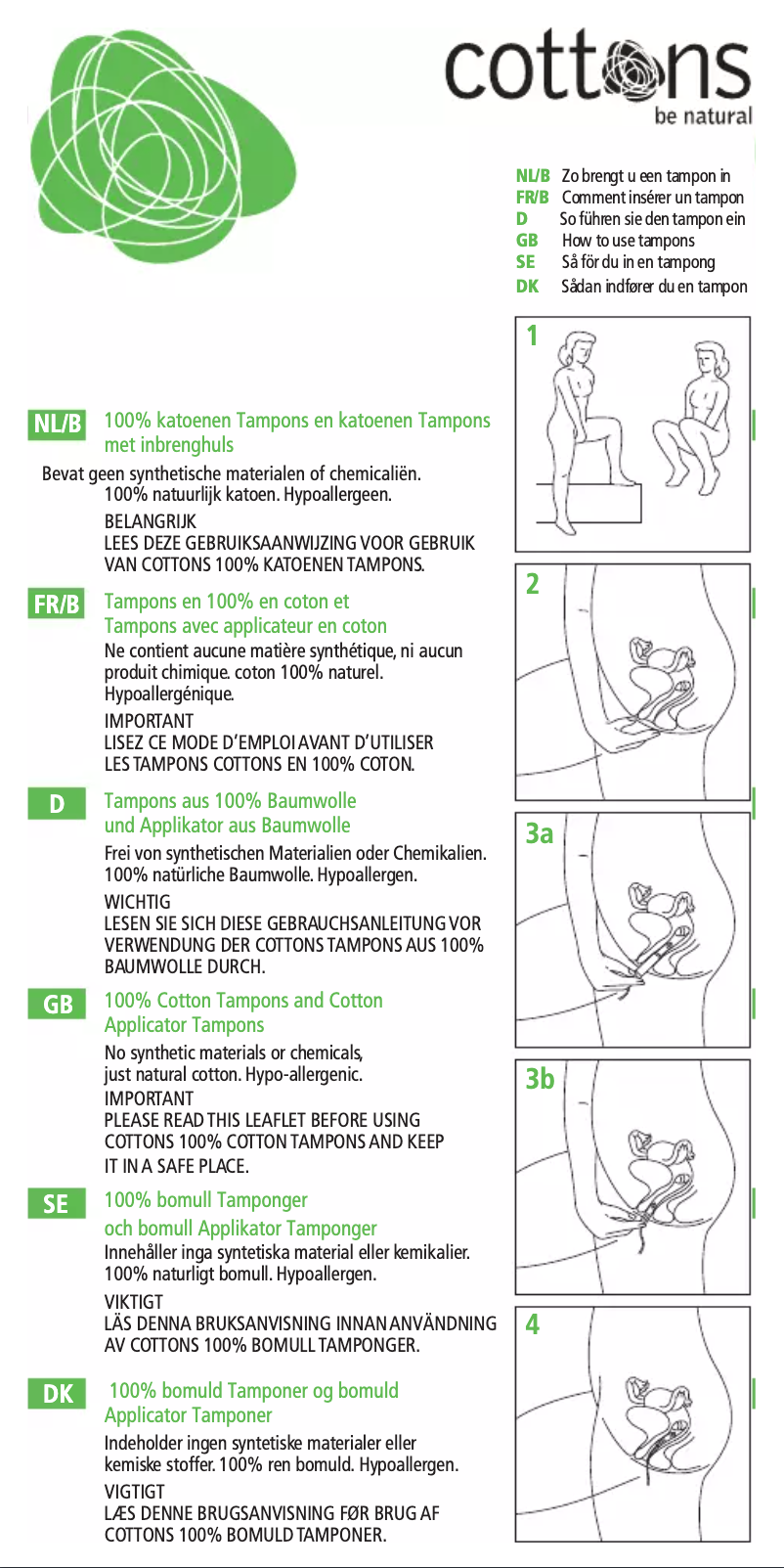 Image de la première page du manuel de l'appareil Tampong