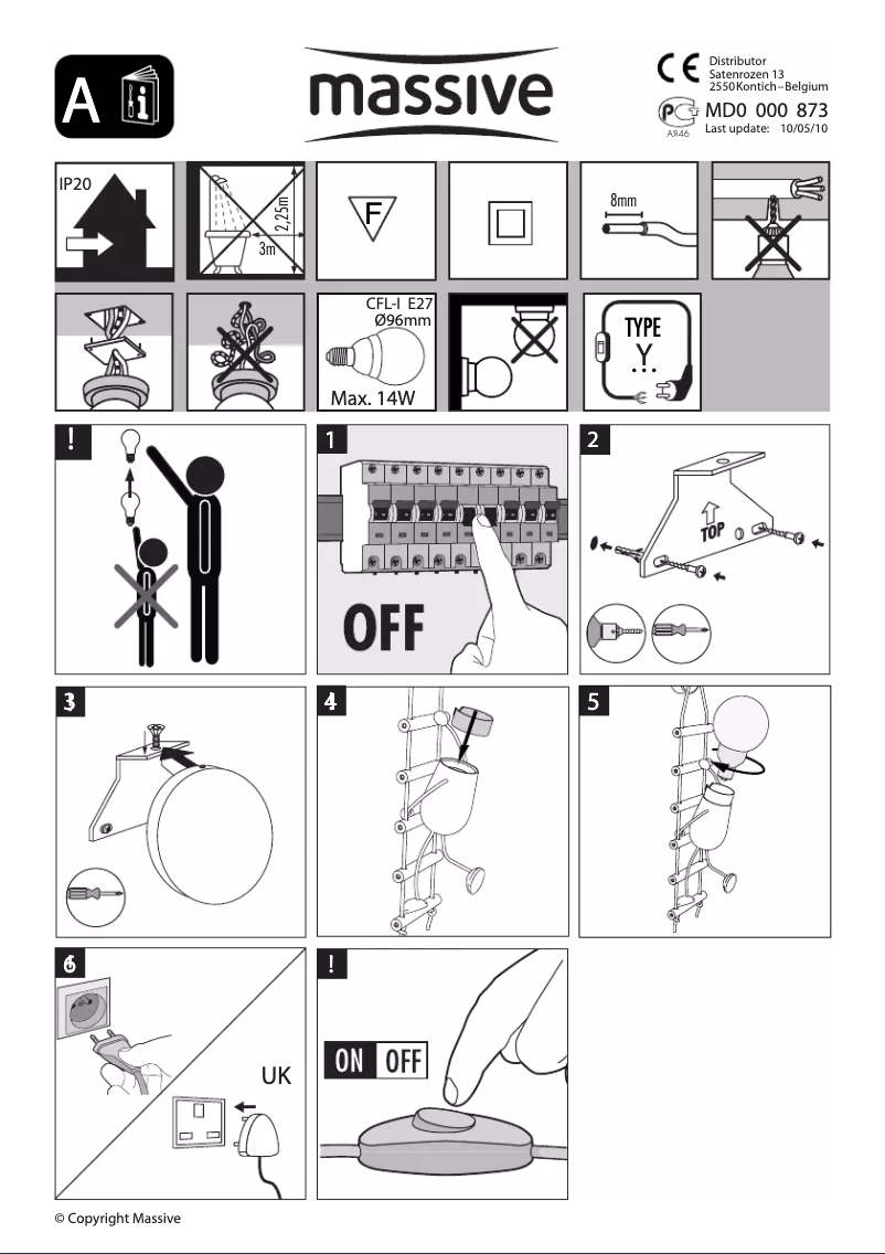 Image de la première page du manuel de l'appareil Kico 45502/55/30