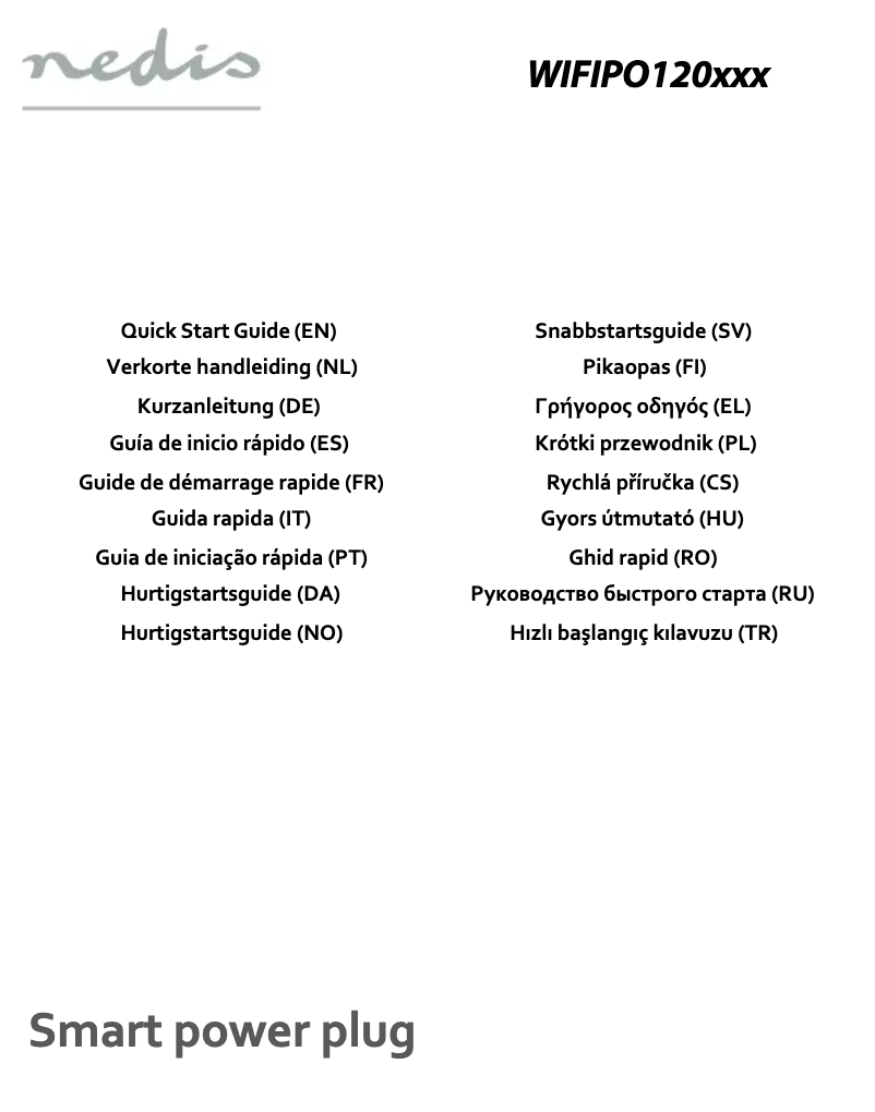 Image de la première page du manuel de l'appareil WIFIPO120FWT