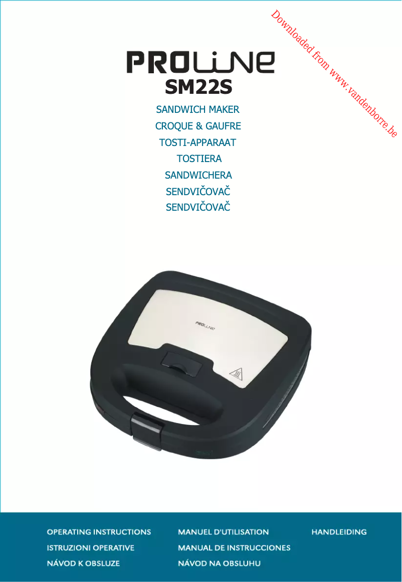 Image de la première page du manuel de l'appareil SM23S