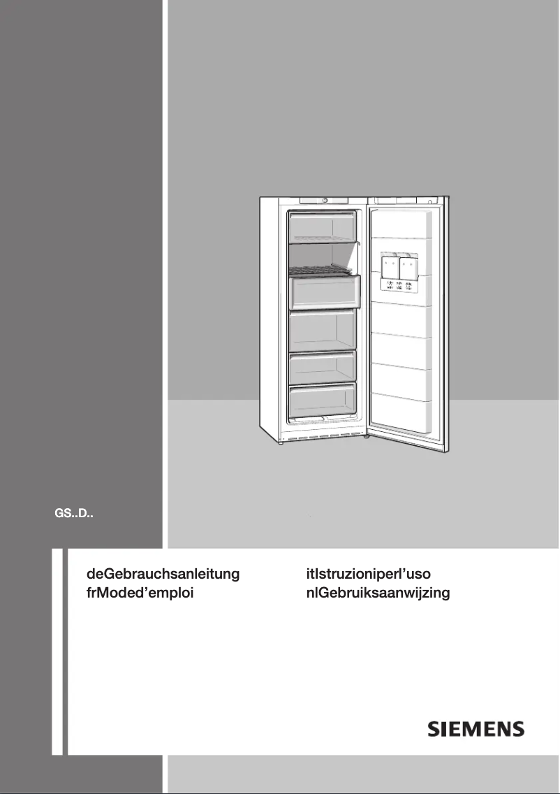 Page n°1 - Manuel utilisateur Siemens GS30DN11