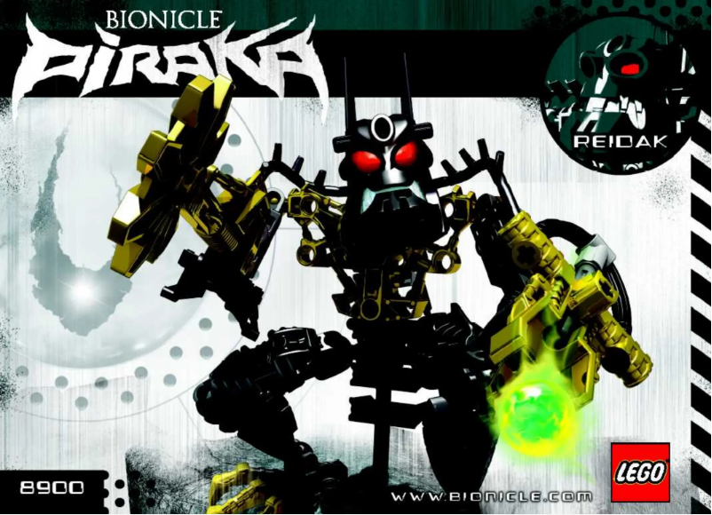 Página 1 del manual Instrucciones visuales Lego Bionicle 8900