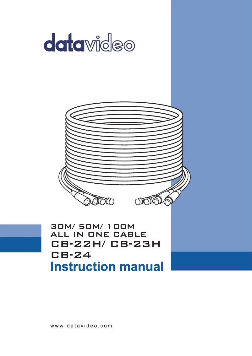 Image de la première page du manuel de l'appareil CB-23H