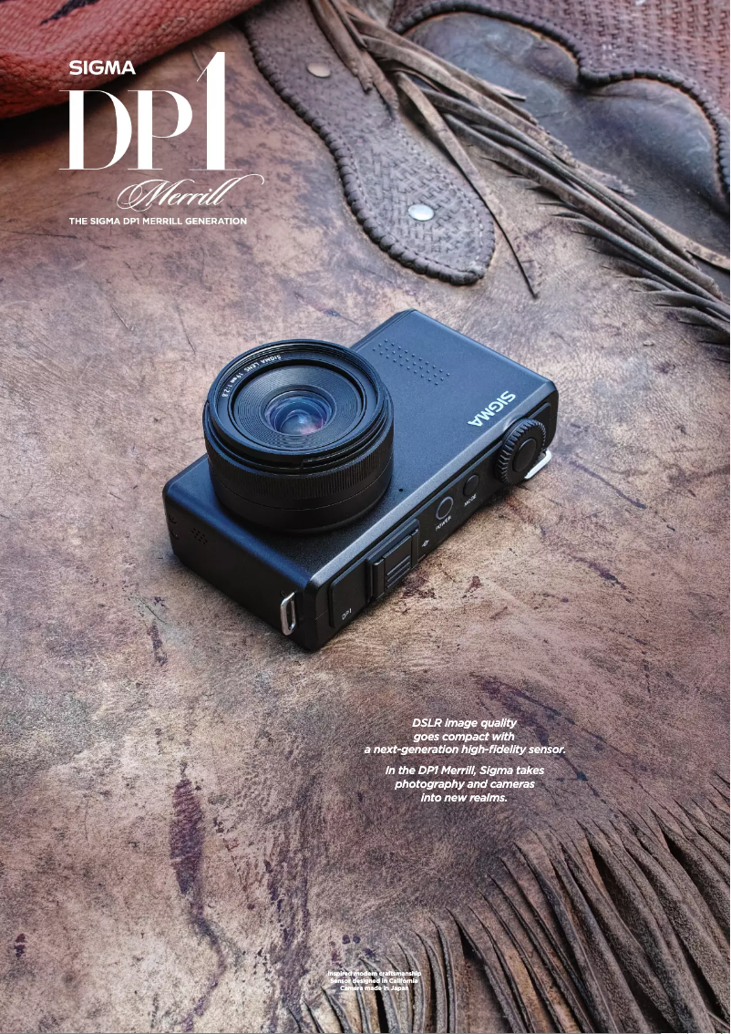 Page 1 de la notice Brochure Sigma DP1 Merrill