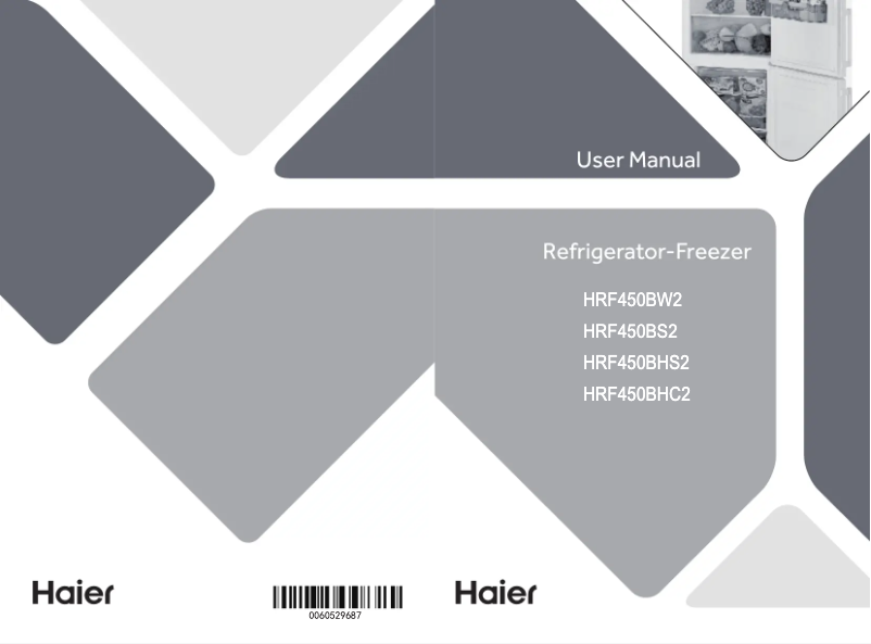 Page n°1 - Manuel utilisateur Haier HRF450BH