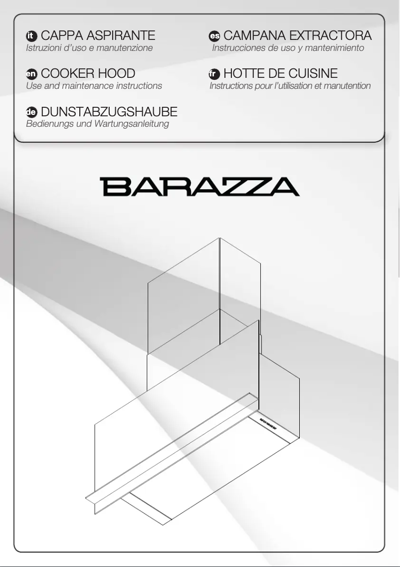 Page 1 de la notice Manuel utilisateur Barazza 1KSTP12