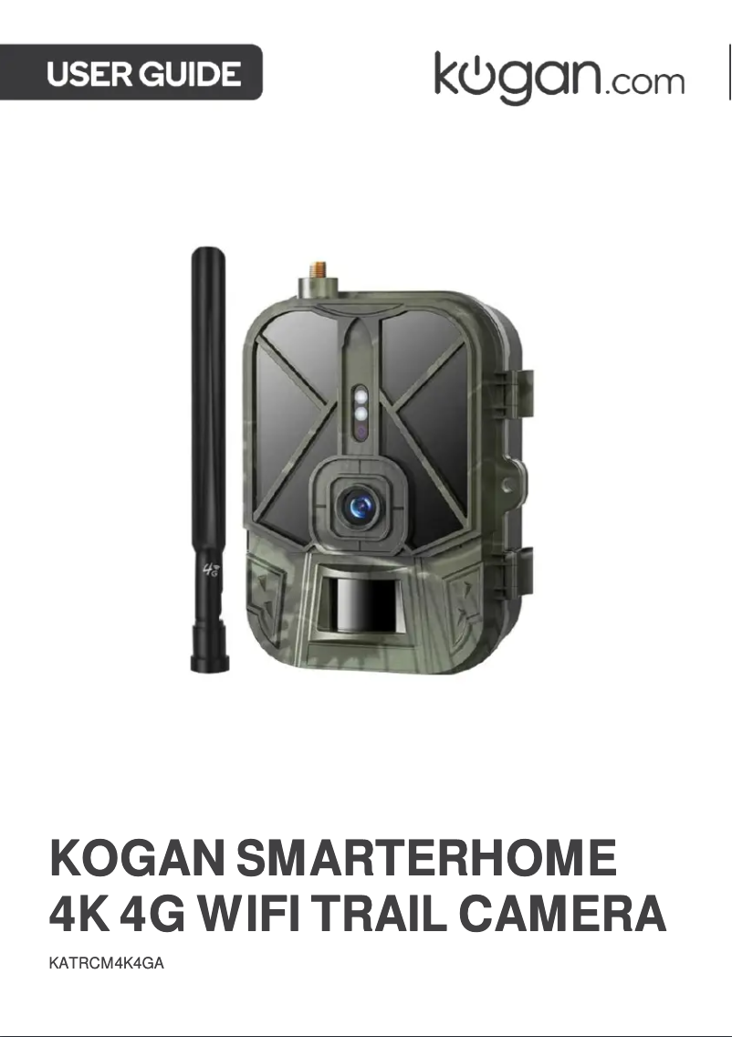 Image de la première page du manuel de l'appareil KATRCM4K4GA