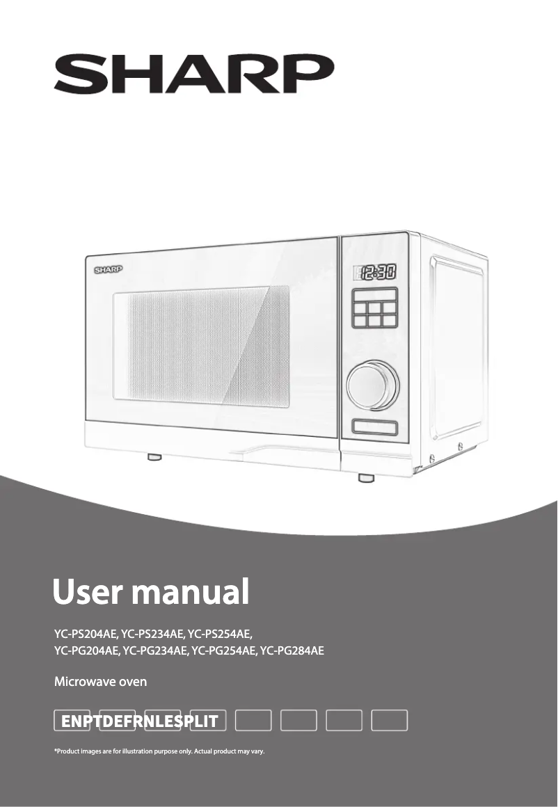 Page n°1 - Manuel utilisateur Sharp YS-PG204AE