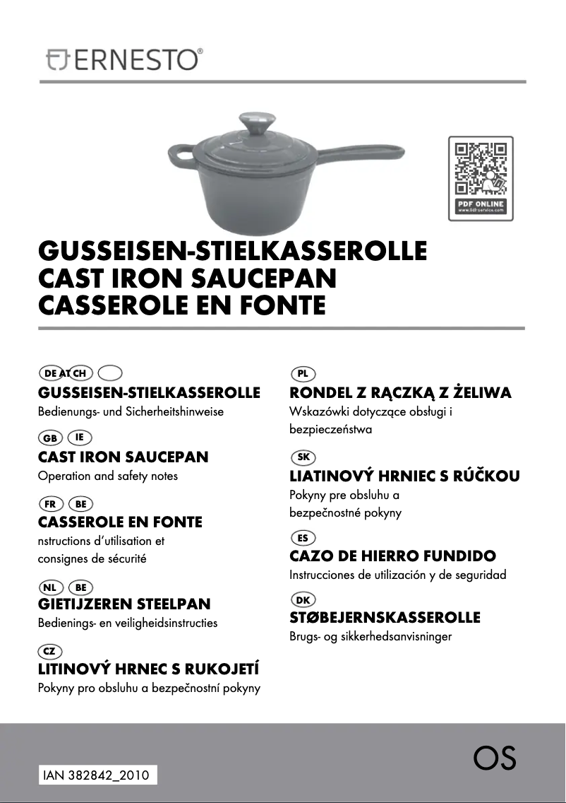 Image de la première page du manuel de l'appareil IAN 382842