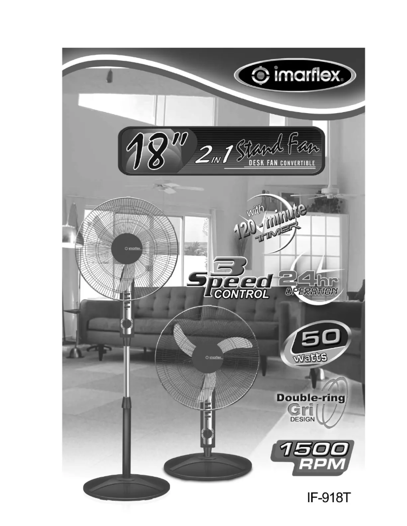 Imagen de la primera página del manual del dispositivo IF-918T