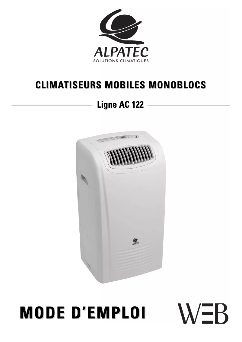 Page 1 de la notice Manuel utilisateur Alpatec AC 122 WEIT
