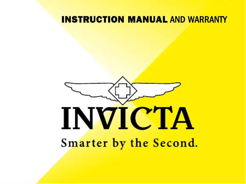 Page n°1 - Manuel utilisateur Invicta Specialty 30814