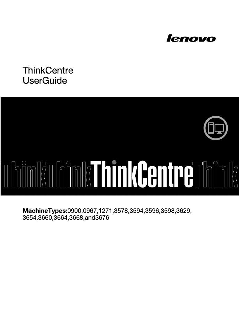 Page n°1 - Manuel utilisateur Lenovo ThinkCentre M72e SFF