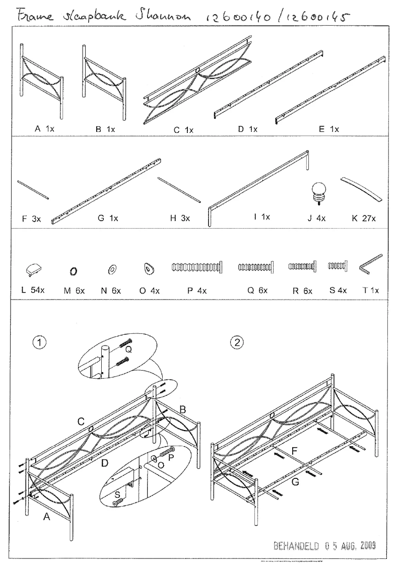 Page 1 de la notice Manuel utilisateur Leen Bakker Shannon