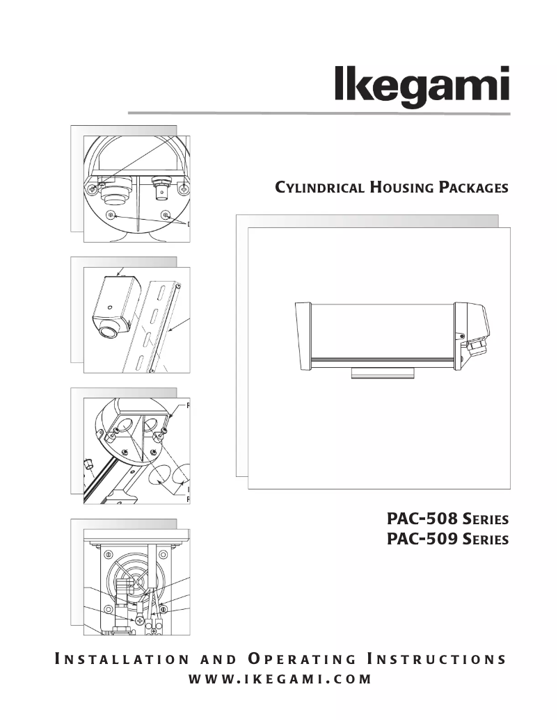 Image de la première page du manuel de l'appareil PAC-508