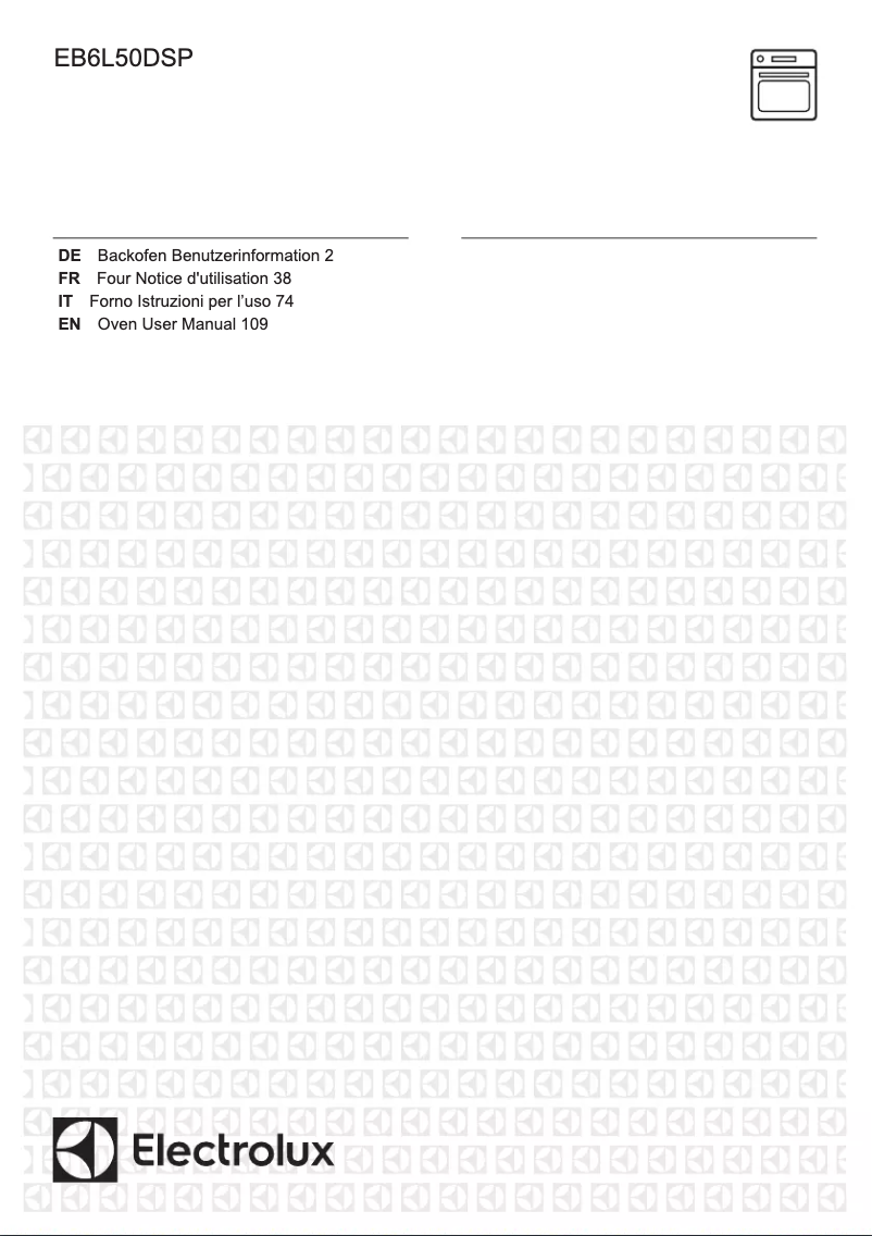 Page 1 de la notice Manuel utilisateur Electrolux EB6L50DSP