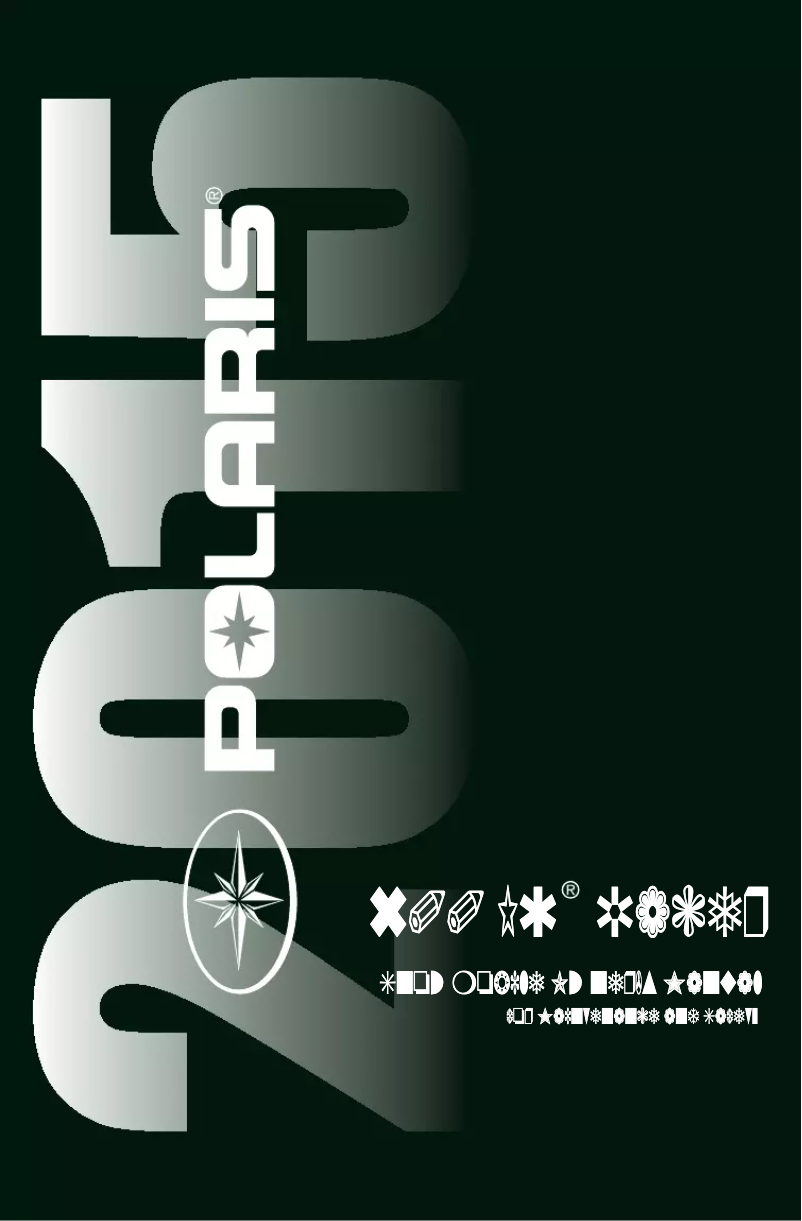 Image de la première page du manuel de l'appareil 600 IQ Racer (2015)