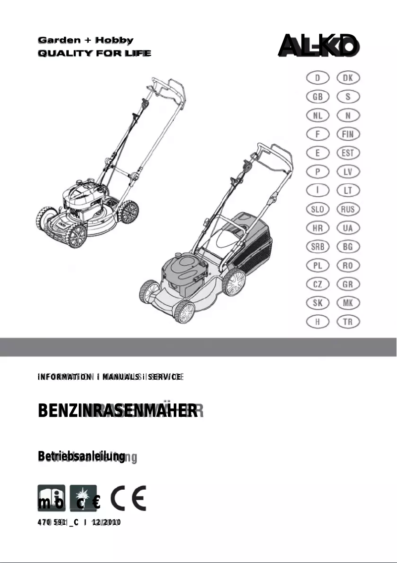 Image de la première page du manuel de l'appareil Silver 460 BR-A Bio