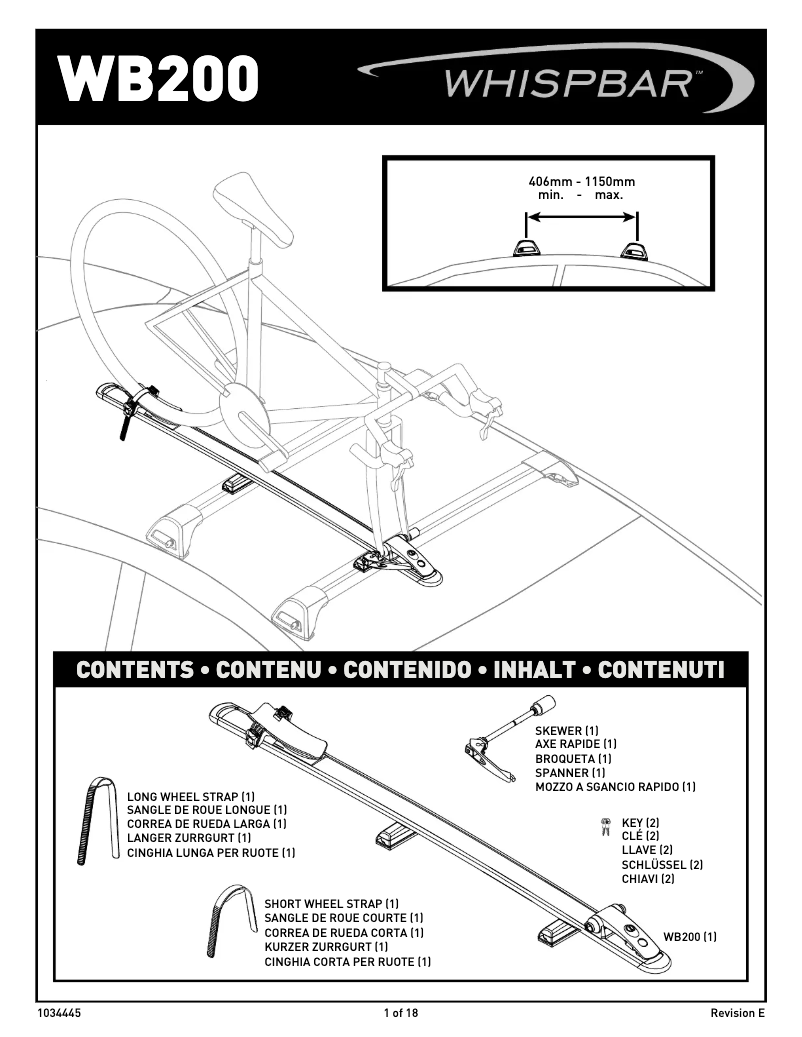 Page n°1 - Manuel utilisateur Whispbar WB200