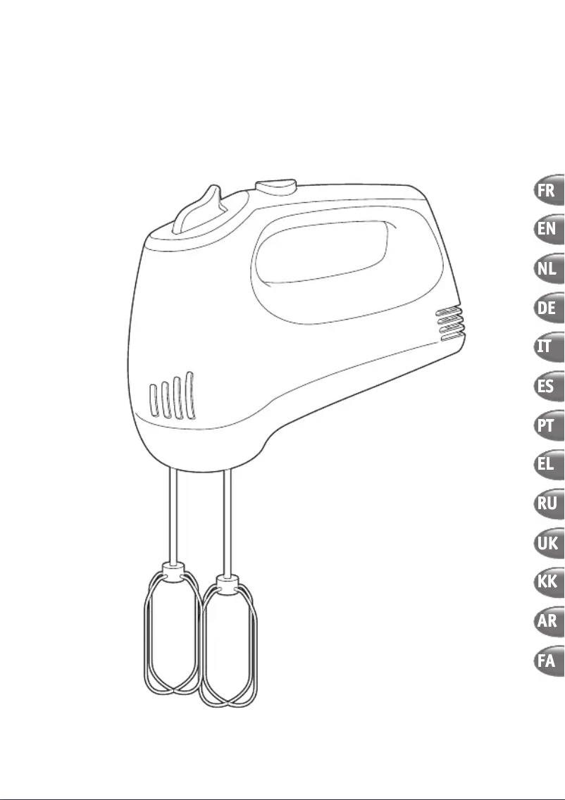 Page 1 de la notice Manuel utilisateur Moulinex Quick Mix HM3101B1