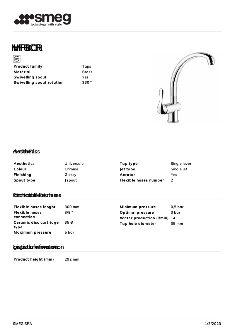 Image de la première page du manuel de l'appareil MF8CR
