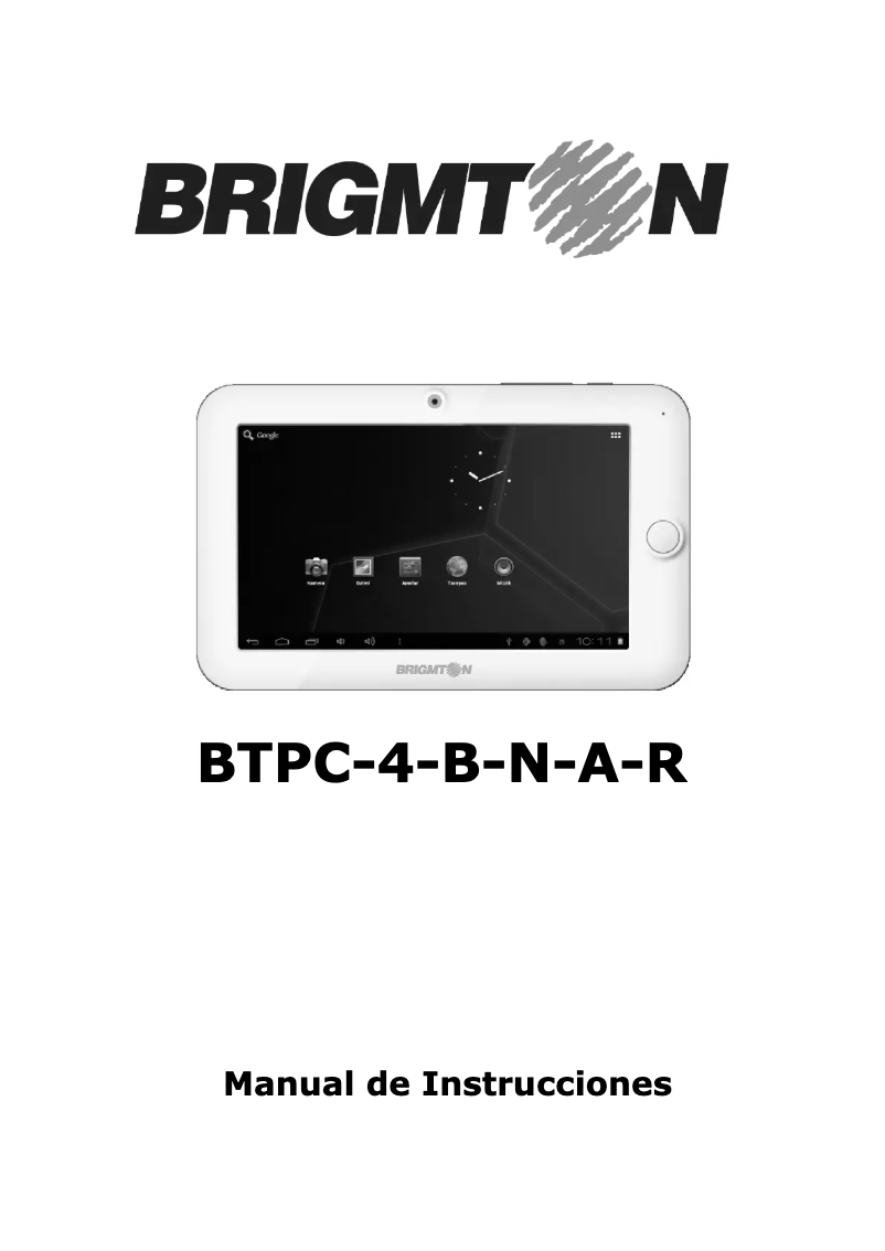 Page 1 de la notice Manuel utilisateur Brigmton BTPC-4-A