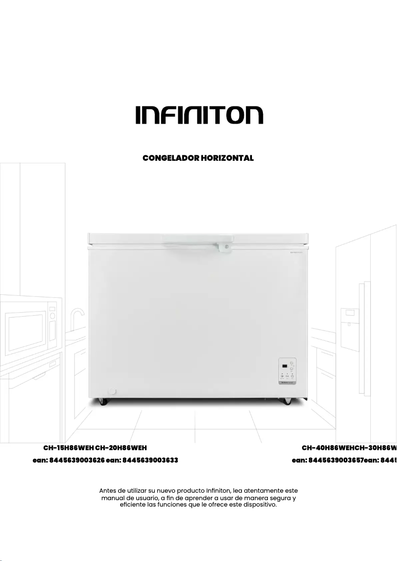 Page n°1 - Manuel utilisateur Infiniton CH-40H86WEH