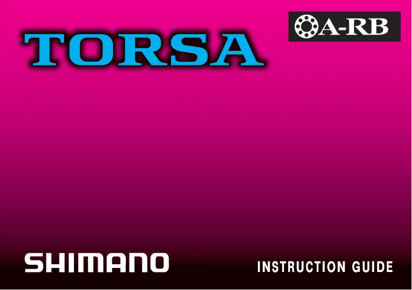 Page n°1 - Manuel utilisateur Shimano Torsa 16