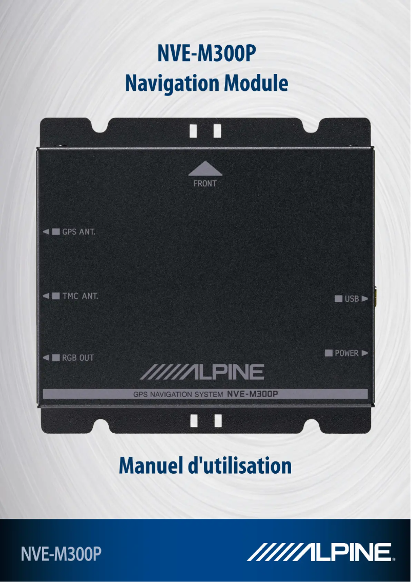 Page n°1 - Manuel utilisateur Alpine NVE-M300P