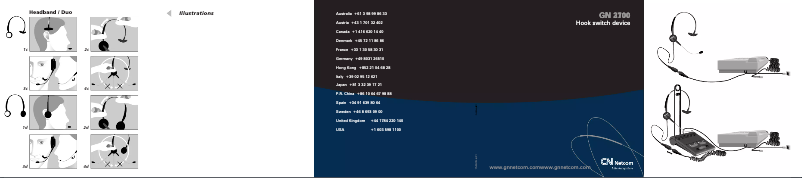 Page 1 de la notice Manuel utilisateur Jabra GN2100 Duo