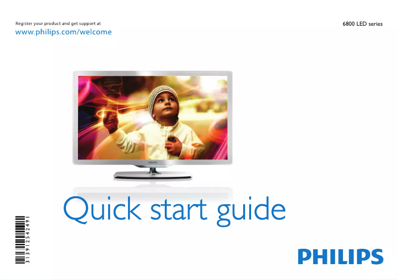 Imagen de la primera página del manual del dispositivo 46PFL6806K