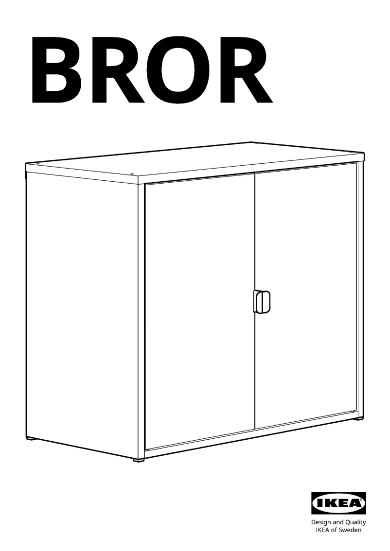 Page 1 de la notice Manuel utilisateur Ikea BROR 305.473.91