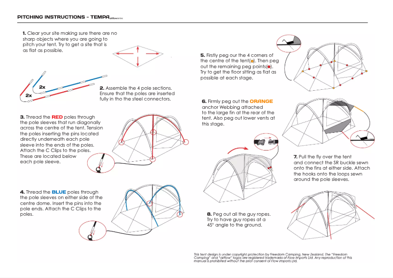 Page 1 de la notice Manuel utilisateur Zempire Tempa