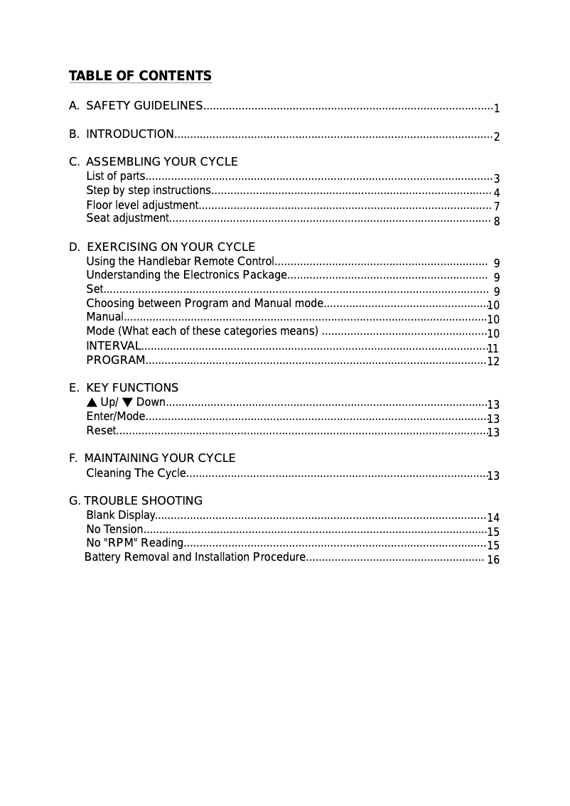 Image de la première page du manuel de l'appareil 5002B