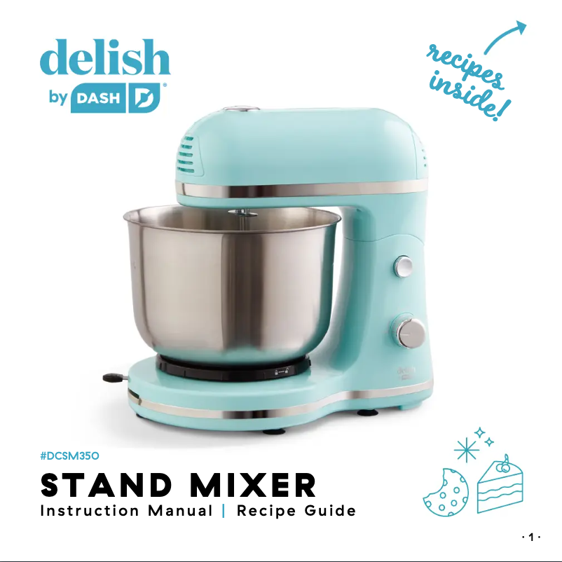 Página 1 del manual Manual de usuario Dash Delish DCSM350GBBU02